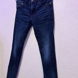 American Eagle Outfitters Dark Blue Skinny Jeans